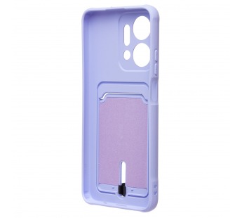 Чехол-накладка - SC304 с картхолдером для "Huawei Honor X7a" (dark violet) (223208)#2100130