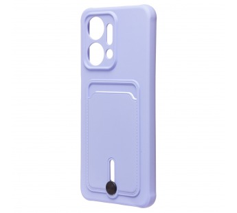 Чехол-накладка - SC304 с картхолдером для "Huawei Honor X7a" (dark violet) (223208)#2100131