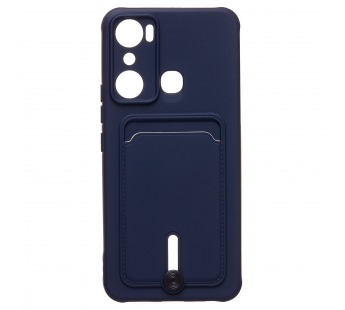 Чехол-накладка - SC304 с картхолдером для "infinix HOT 20i" (dark blue) (222990)#1951689