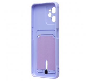 Чехол-накладка - SC304 с картхолдером для "OPPO realme C35" (dark violet) (223212)#2100591