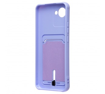 Чехол-накладка - SC304 с картхолдером для "Realme C30" (dark violet) (223215)#2100595