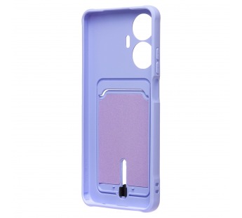 Чехол-накладка - SC304 с картхолдером для "Realme C55" (dark violet) (223217)#2100599