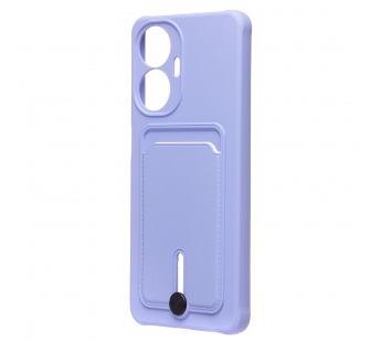 Чехол-накладка - SC304 с картхолдером для "Realme C55" (dark violet) (223217)#2100600