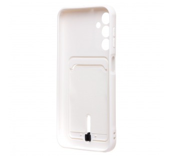 Чехол-накладка - SC304 с картхолдером для "Samsung Galaxy A24 4G" (white) (223037)#2100570
