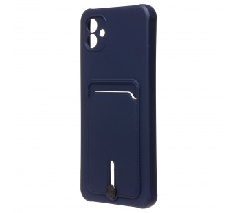 Чехол-накладка - SC304 с картхолдером для "Samsung SM-A045 Galaxy A04" (dark blue) (223022)#2100573