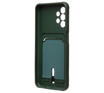 Чехол-накладка - SC304 с картхолдером для "Samsung SM-A047 Galaxy A04s" (dark green) (223026)#2100560