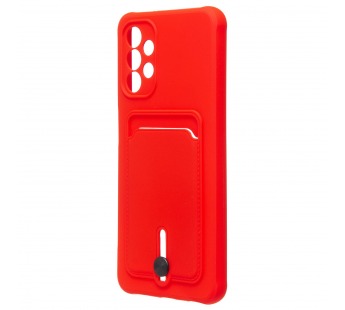 Чехол-накладка - SC304 с картхолдером для "Samsung SM-A047 Galaxy A04s" (red) (223028)#2100565