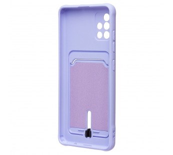 Чехол-накладка - SC304 с картхолдером для "Samsung SM-A515 Galaxy A51 4G" (dark violet) (223204)#2100539