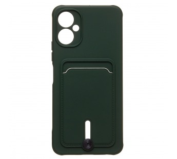 Чехол-накладка - SC304 с картхолдером для "Tecno Spark 9 Pro" (dark green) (223059)#1952053