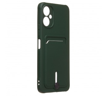 Чехол-накладка - SC304 с картхолдером для "Tecno Spark 9 Pro" (dark green) (223059)#2100549