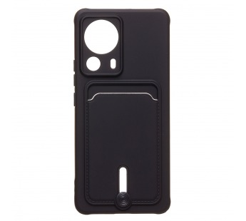 Чехол-накладка - SC304 с картхолдером для "Xiaomi 13 Lite" (black) (217994)#1952057