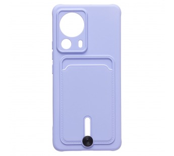 Чехол-накладка - SC304 с картхолдером для "Xiaomi 13 Lite" (light violet) (217996)#1952058