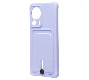 Чехол-накладка - SC304 с картхолдером для "Xiaomi 13 Lite" (light violet) (217996)#2100557