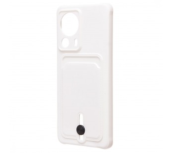 Чехол-накладка - SC304 с картхолдером для "Xiaomi 13 Lite" (white) (217995)#2100506