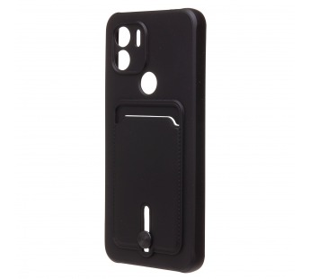 Чехол-накладка - SC304 с картхолдером для "Xiaomi Poco C50" (black) (217997)#2100508