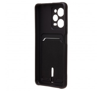 Чехол-накладка - SC304 с картхолдером для "Xiaomi Poco X5 Pro" (black) (218003)#2100511