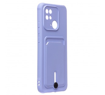 Чехол-накладка - SC304 с картхолдером для "Xiaomi Redmi 10C" (dark violet) (223225)#2100518