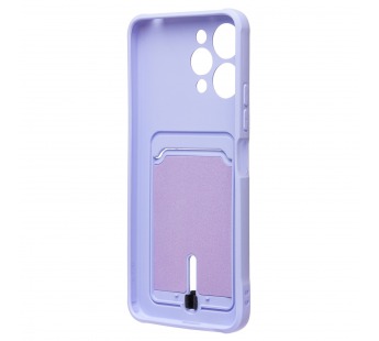 Чехол-накладка - SC304 с картхолдером для "Xiaomi Redmi 12" (light violet) (223105)#2100525