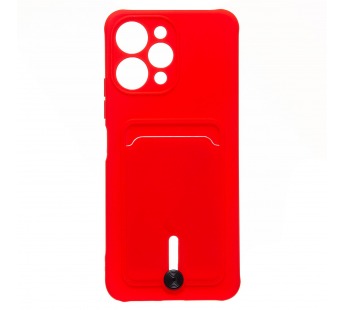 Чехол-накладка - SC304 с картхолдером для "Xiaomi Redmi 12" (red) (223107)#1952043