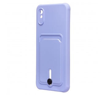 Чехол-накладка - SC304 с картхолдером для "Xiaomi Redmi 9A/Redmi 9i" (dark violet) (223227)#2100913