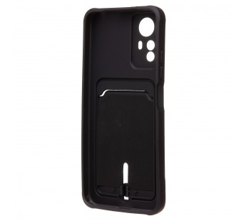 Чехол-накладка - SC304 с картхолдером для "Xiaomi Redmi Note 12S" (black) (223097)#2100900