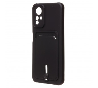 Чехол-накладка - SC304 с картхолдером для "Xiaomi Redmi Note 12S" (black) (223097)#2100901