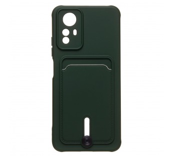 Чехол-накладка - SC304 с картхолдером для "Xiaomi Redmi Note 12S" (dark green) (223102)#1952034