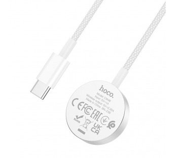 Беспроводное зарядное устройство Hoco CW46 SafeMag iWatch (white) (221138)#2003358