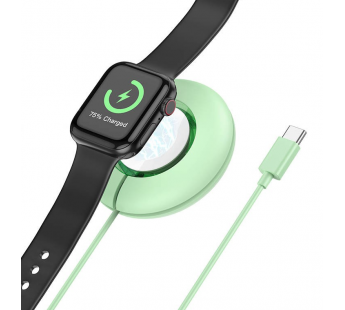 ЗУ Сетевое Беспроводное Hoco CW51 Wireless charger for iWatch (green) (222808)#1950940