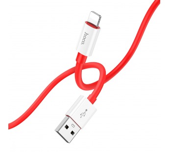Кабель USB - Apple lightning Hoco X87 Magic 100см 2,4A  (red) (220487)#1976918