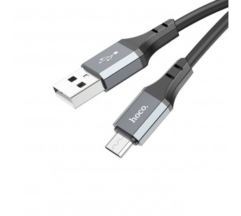 Кабель USB - micro USB Hoco X92 (silicone) 300см 2,4A  (black) (220470)#1949338
