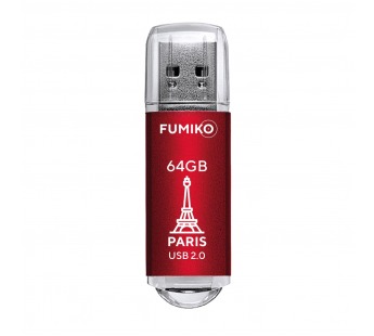 64GB накопитель Fumiko Paris красный#1947826