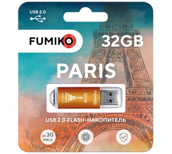 32GB накопитель Fumiko Paris оранжевая#1947905