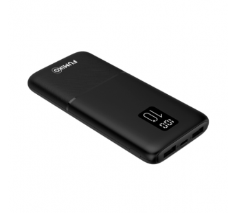 Внешний аккумулятор 10000 mAh FUMIKO PB10 (2USB/PD/Micro/дисплей) черный#2037878