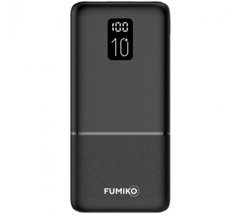 Внешний аккумулятор 10000 mAh FUMIKO PB10 (2USB/PD/Micro/дисплей) черный#2037879