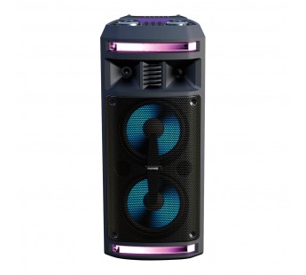 Портативная колонка FUMIKO Sample FBS41-01 (Bl/USB/TF/FM/AUX/микр/ПДУ/цветомуз/30Вт) черная#1966933