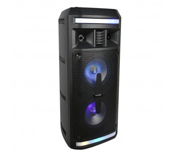 Портативная колонка FUMIKO Sample FBS41-01 (Bl/USB/TF/FM/AUX/микр/ПДУ/цветомуз/30Вт) черная#1966934