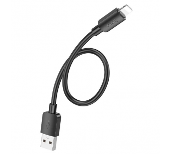 Кабель USB - Lightning HOCO X96 0.25м 2.4A (черный) [21.11], шт#1967087