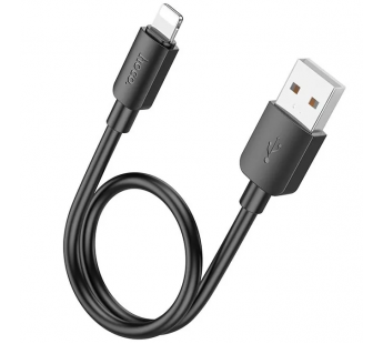 Кабель USB - Lightning HOCO X96 0.25м 2.4A (черный) [21.11], шт#1967088
