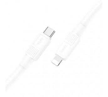 Кабель Type-C - Apple lightning Hoco X84 Solid PD 20W 100см 3A  (white) (220692)#2028878