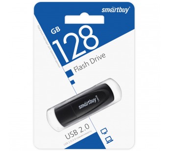 Флэш накопитель USB 128 Гб Smart Buy Scout 2.0 (black) (226163)#1948861