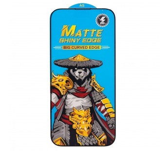 Защитное стекло Full Screen Matte для "Apple iPhone 15 Pro" (black)(222675)#1949024