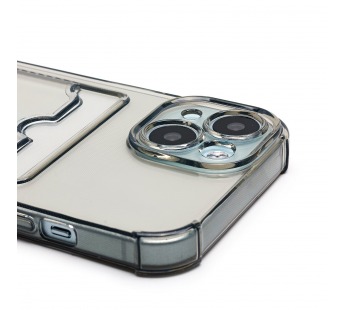 Чехол-накладка SC276 с картхолдером для "Apple iPhone 15" (black) (224803)#2125373