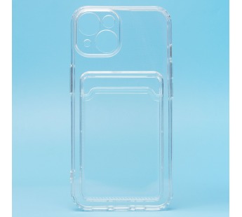 Чехол-накладка SC276 с картхолдером для "Apple iPhone 15" (transparent) (224804)#1949174