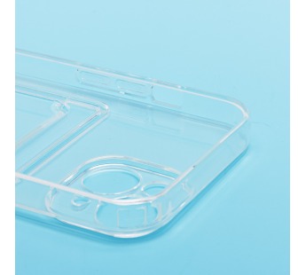 Чехол-накладка SC276 с картхолдером для "Apple iPhone 15" (transparent) (224804)#2092894