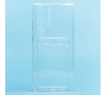 Чехол-накладка - SC276 с картхолдером для "Samsung Galaxy S23 Ultra" (transparent) (224810)#1952001