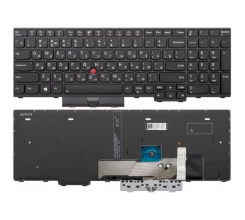 Клавиатура для Lenovo ThinkPad P15 (2nd gen) черная с подсветкой#1949209