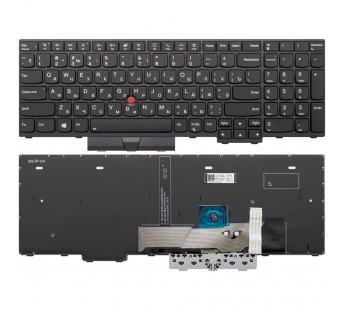 Клавиатура 5N21B44347 для Lenovo ThinkPad черная с подсветкой#1968101