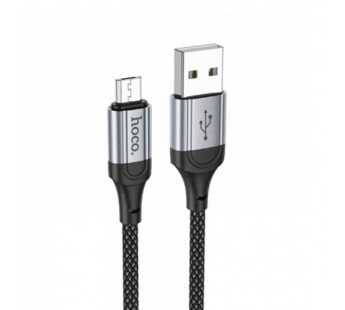 Кабель USB - Micro USB Hoco X102 (2.4A/1m) черный#2128070
