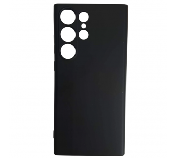 Чехол силиконовый Samsung S23 Ultra Silicone Cover без лого черный#2145933